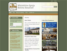 Tablet Screenshot of ministeriosibe.com.br